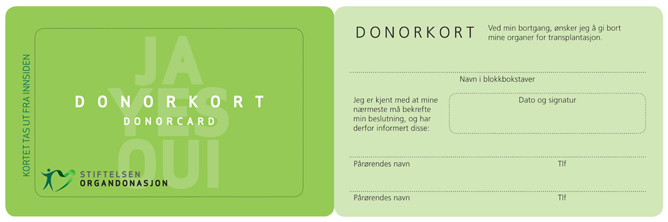 donorkort