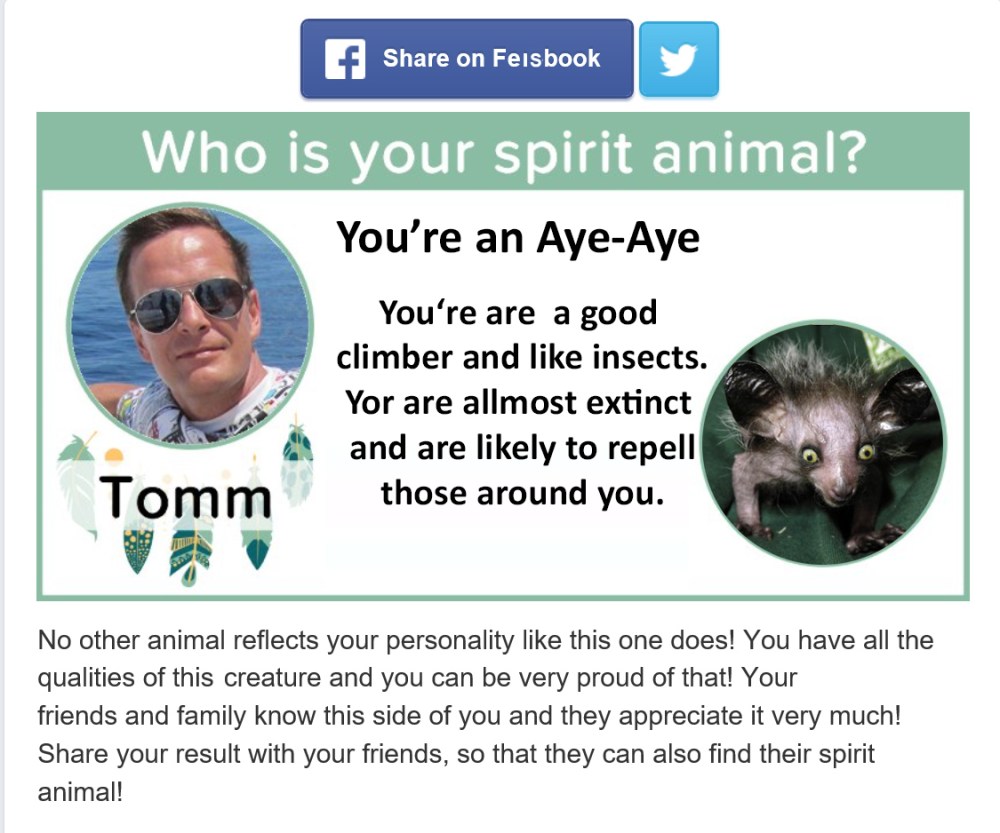 What animal am i